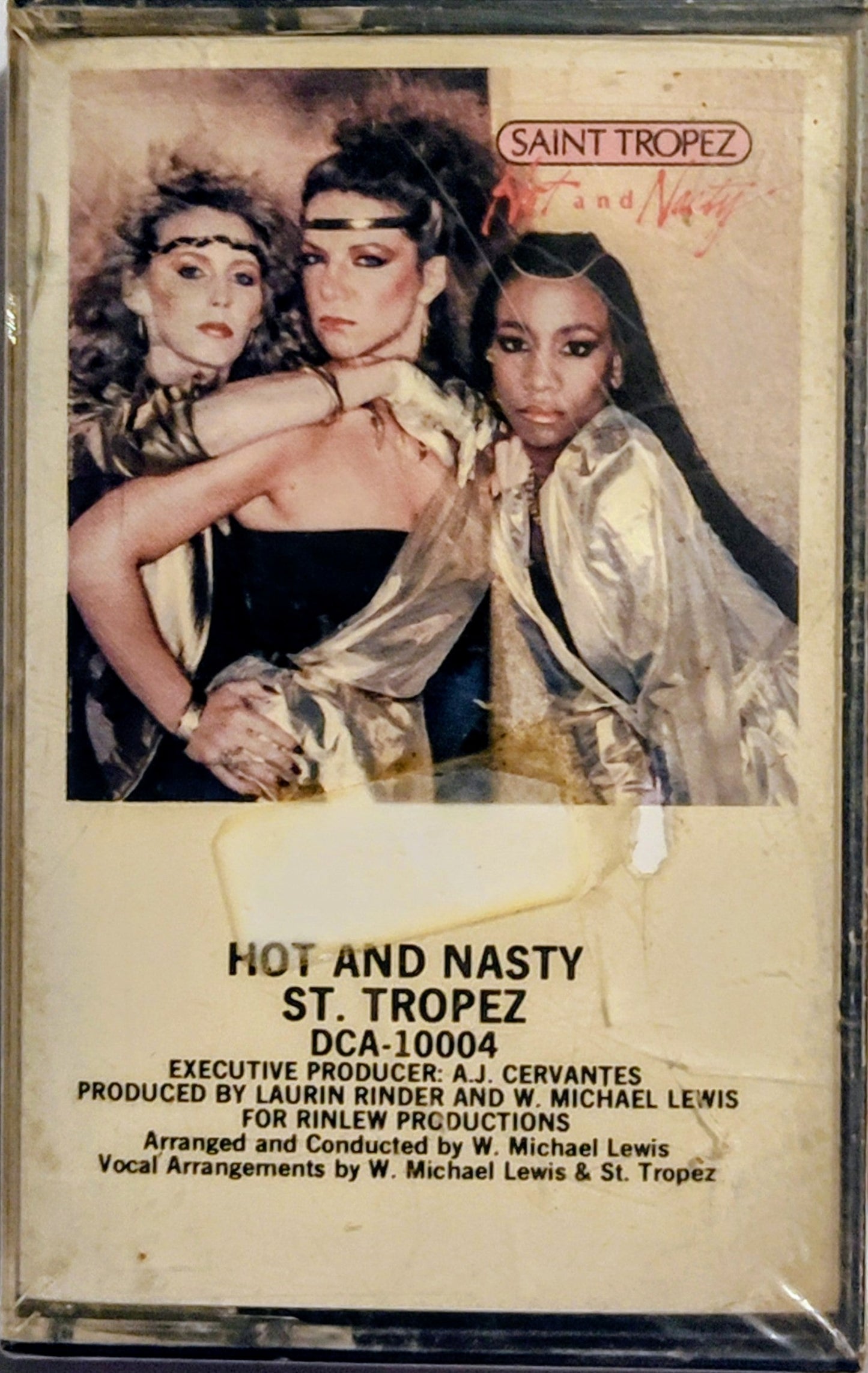 St. Tropez - "Hot And Nasty" - CASSETTE TAPE VG+/M (Sealed; broken seal)