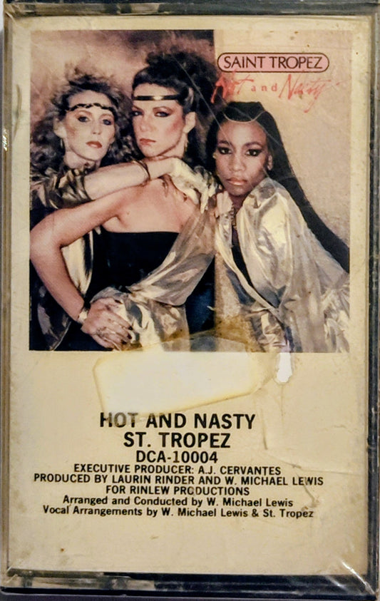 St. Tropez - "Hot And Nasty" - CASSETTE TAPE VG+/M (Sealed; broken seal)