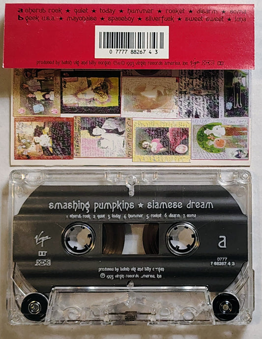 Smashing Pumpkins - "Siamese Dream" - CASSETTE TAPE VG+/VG+ *🚨*