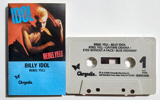 Billy Idol - "Rebel Yell" - CASSETTE TAPE G+/VG (Light cover damage)