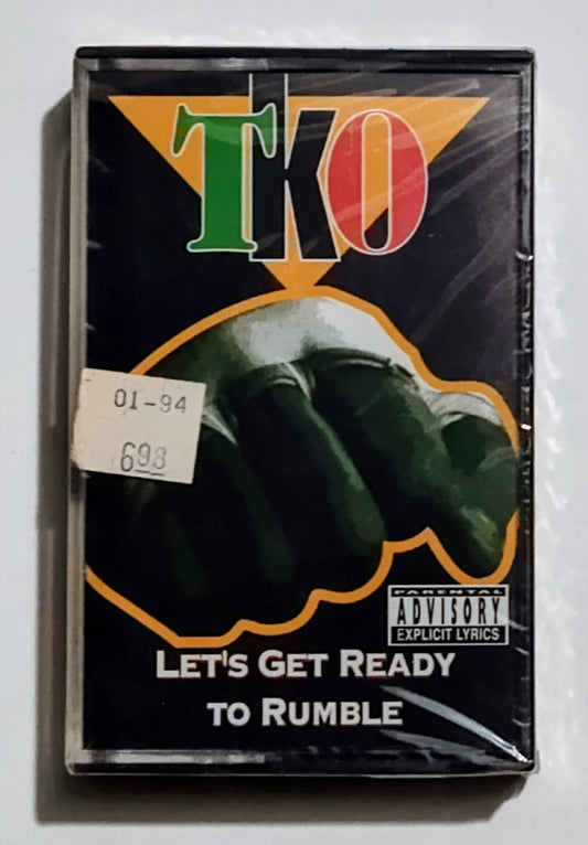 TKO - "Let's Get Ready To Rumble" - CASSETTE TAPE M/M (Sealed)