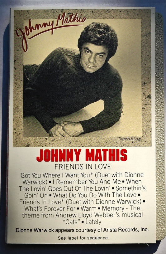 Johnny Mathis - "Friends In Love" CASSETTE TAPE VG+/VG+