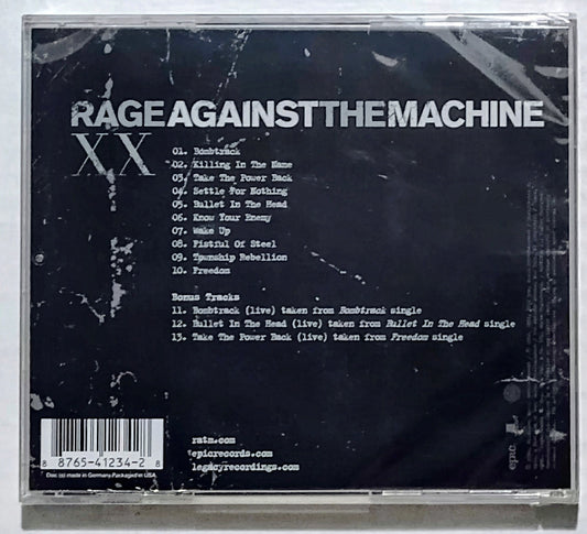 Rage Against The Machine - "Rage Against The Machine (Anniversary Edition with Bonus Tracks)" - COMPACT DISC M/M (Sealed)