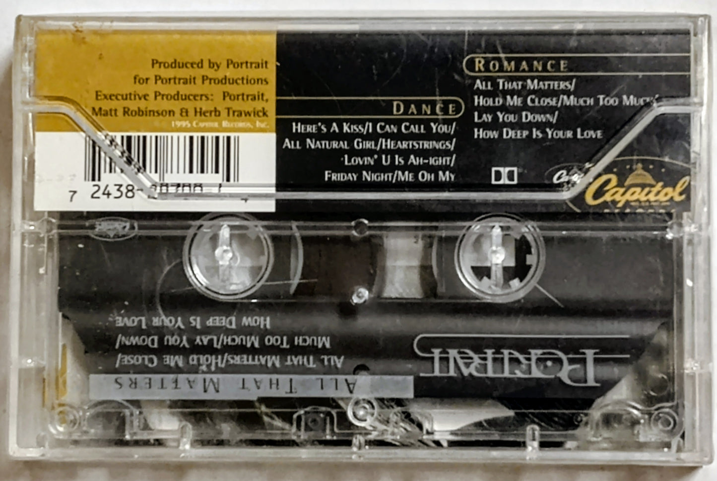 Portrait - “All That Matters” - CASSETTE TAPE NM/M (Sealed; crack in case)