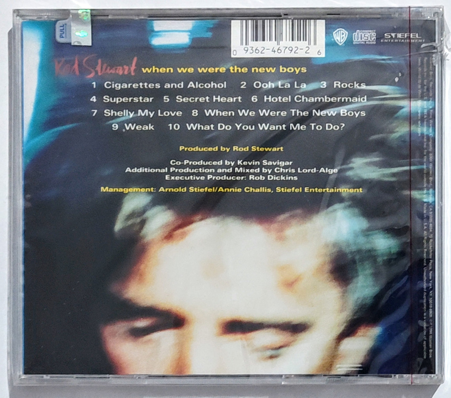 Rod Stewart - “When We Were The New Boys” - COMPACT DISC VG+/M (Sealed with saw cut thru spine)