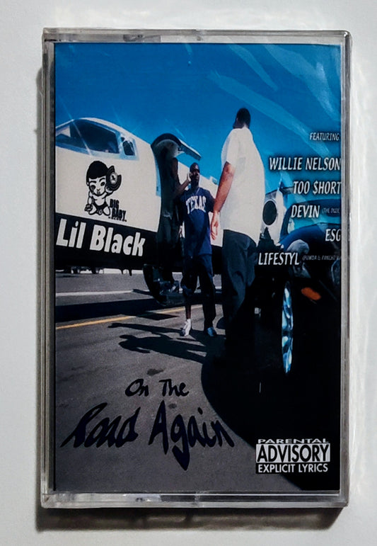 Lil Black - "On The Road Again" - CASSETTE TAPE M/M (Sealed)