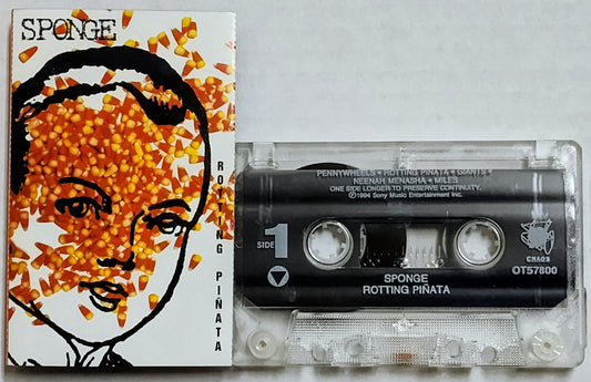 Sponge - "Rotting Piñata" - CASSETTE TAPE VG/VG