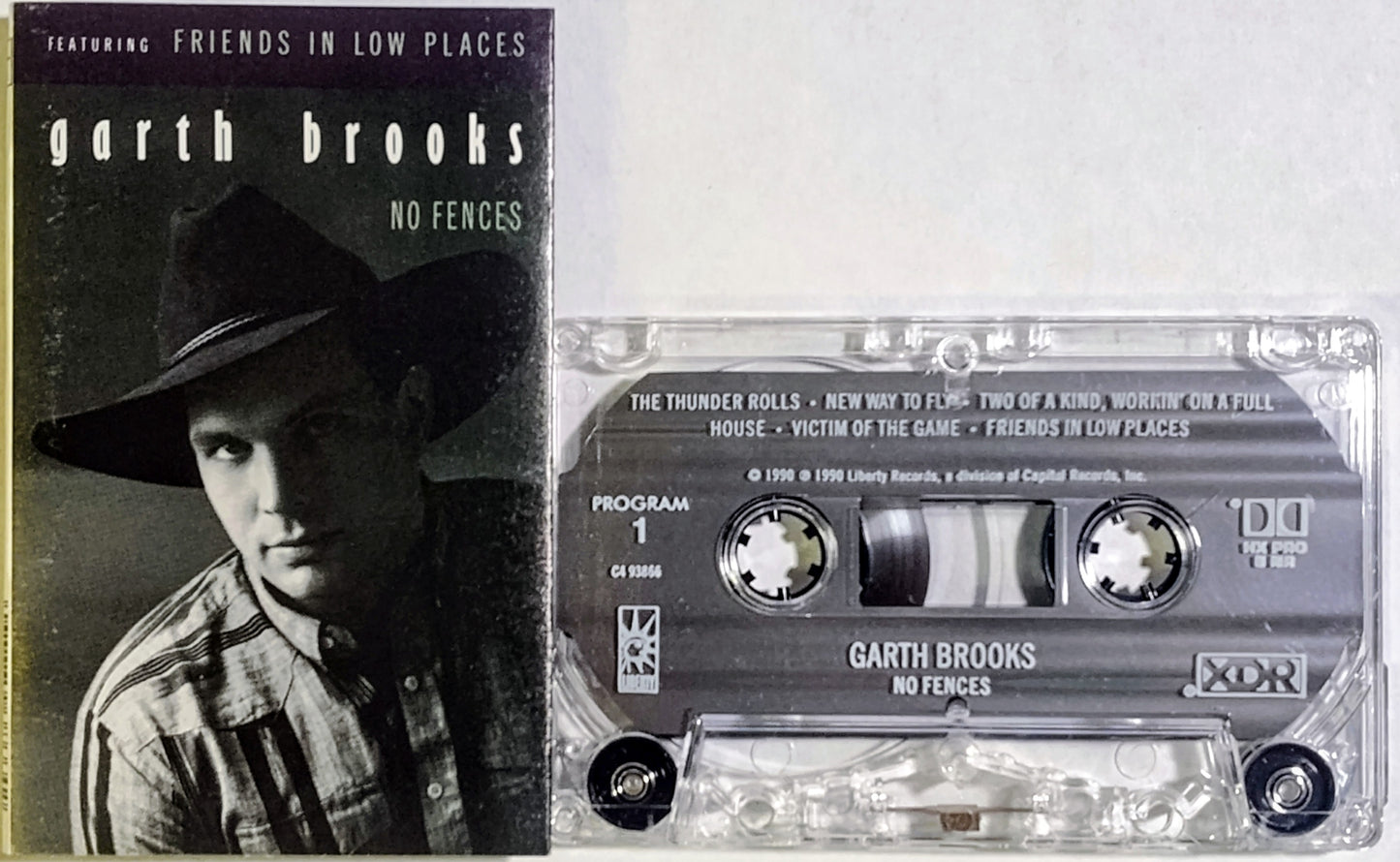 Garth Brooks - "No Fences" - CASSETTE TAPE VG+/VG+