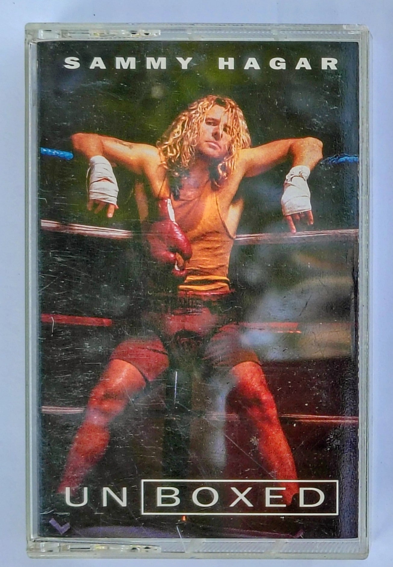 Sammy Hagar - “Unboxed” - CASSETTE TAPE VG+/VG