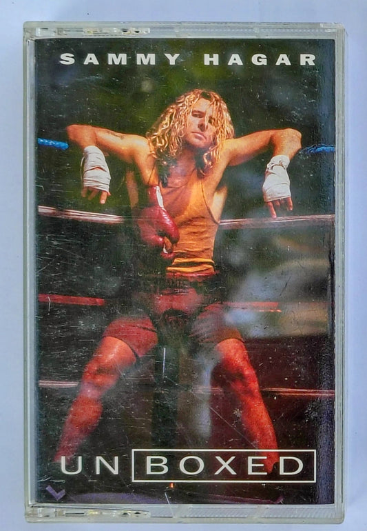 Sammy Hagar - “Unboxed” - CASSETTE TAPE VG+/VG