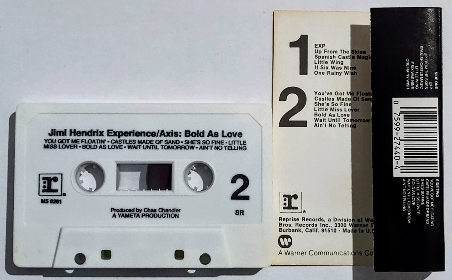 Jimi Hendrix - “Axis: Bold As Love” - CASSETTE TAPE VG+/VG+