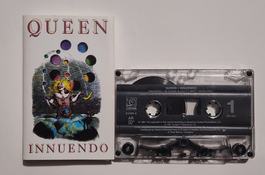 Queen - "Innuendo" - CASSETTE TAPE (AR; DOLBY HX PRO) VG/VG