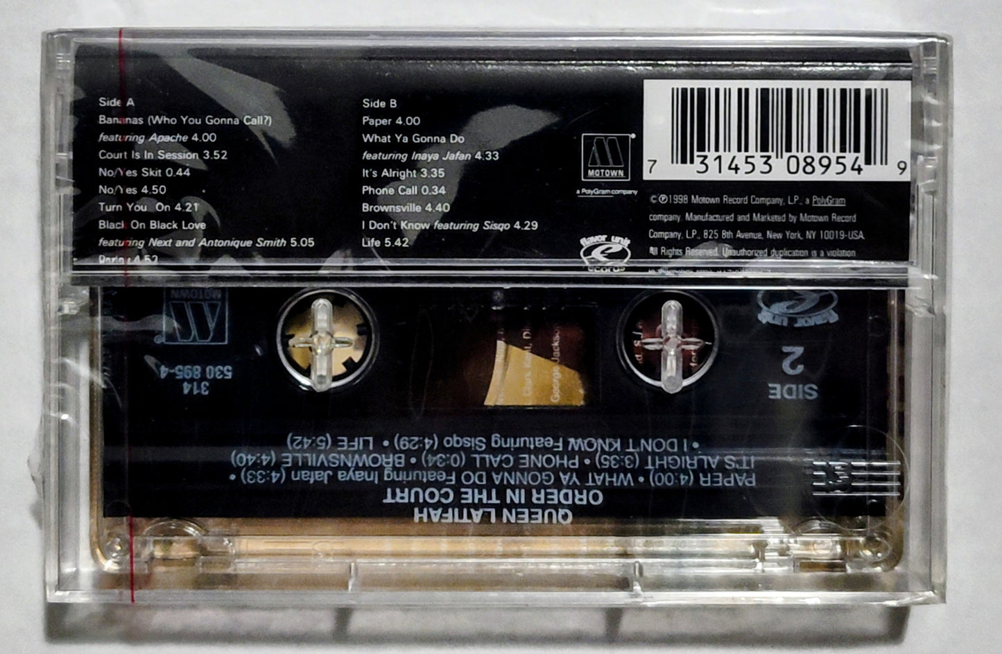 Queen Latifah - “Order In The Court” - CASSETTE TAPE M/M (Sealed with hype sticker)