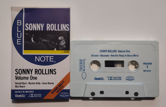 Sonny Rollins - "Volume One (Blue Note Records)" - CASSETTE TAPE G+/VG+ (Hope punched in spine and small bend in cover)