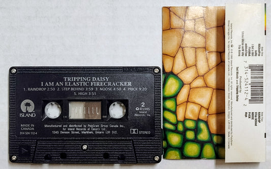 Tripping Daisy - "I Am An Elastic Firecracker" - CASSETTE TAPE (Canada; black shell) VG/VG