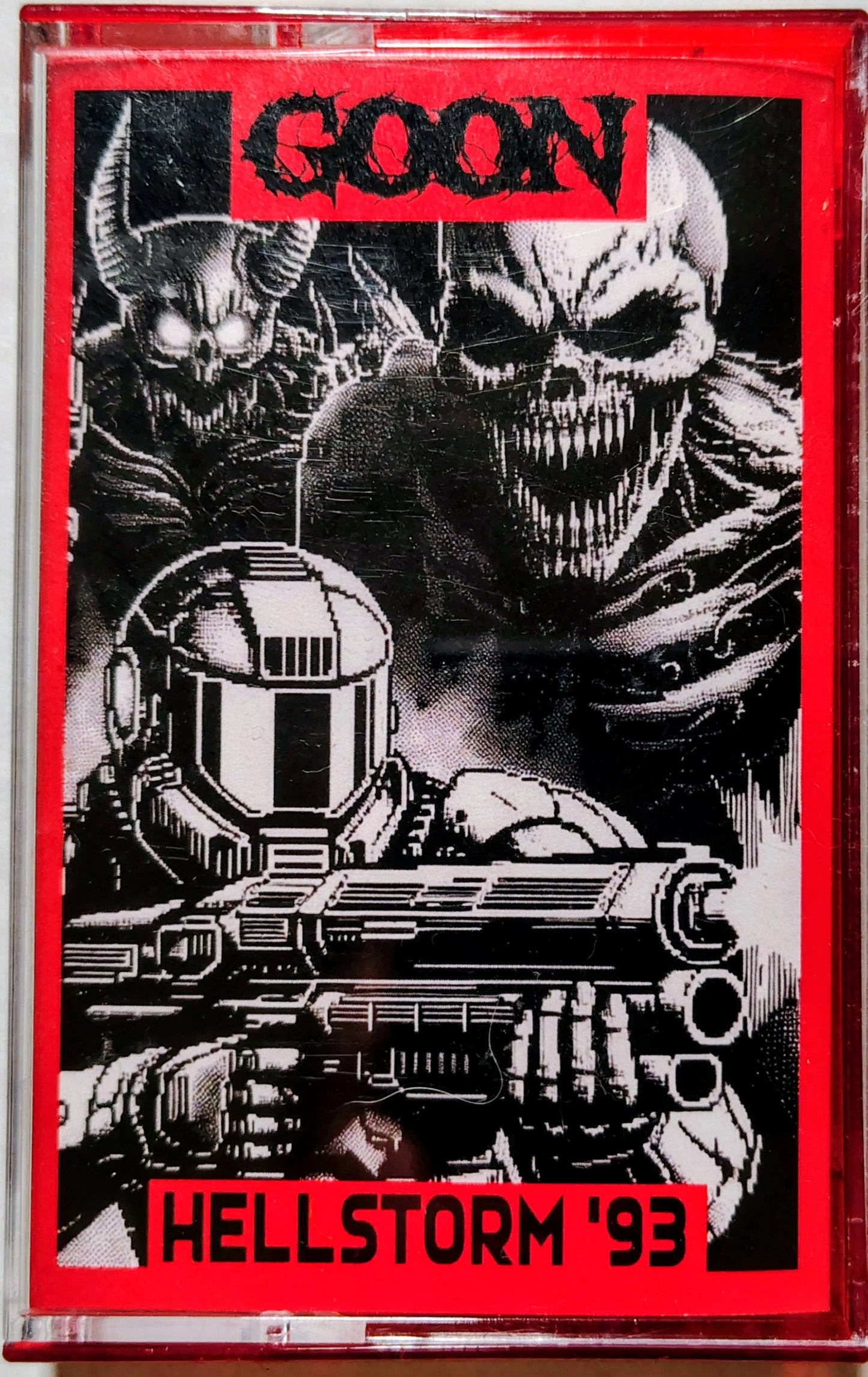 Goon - "Hellstorm '93" - INDIE CASSETTE TAPE NM/NM