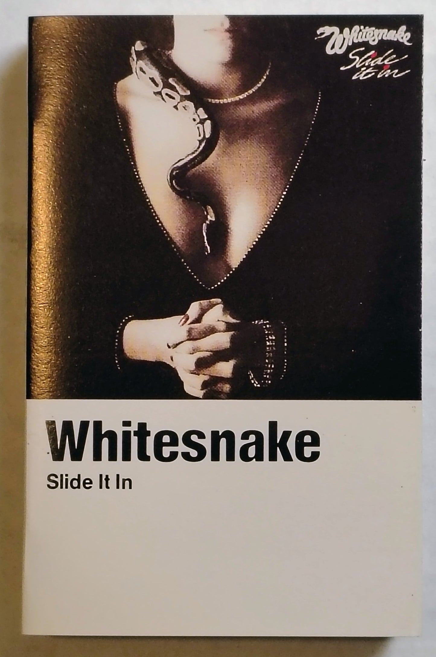 Whitesnake - "Slide It In" - CASSETTE TAPE VG+/VG