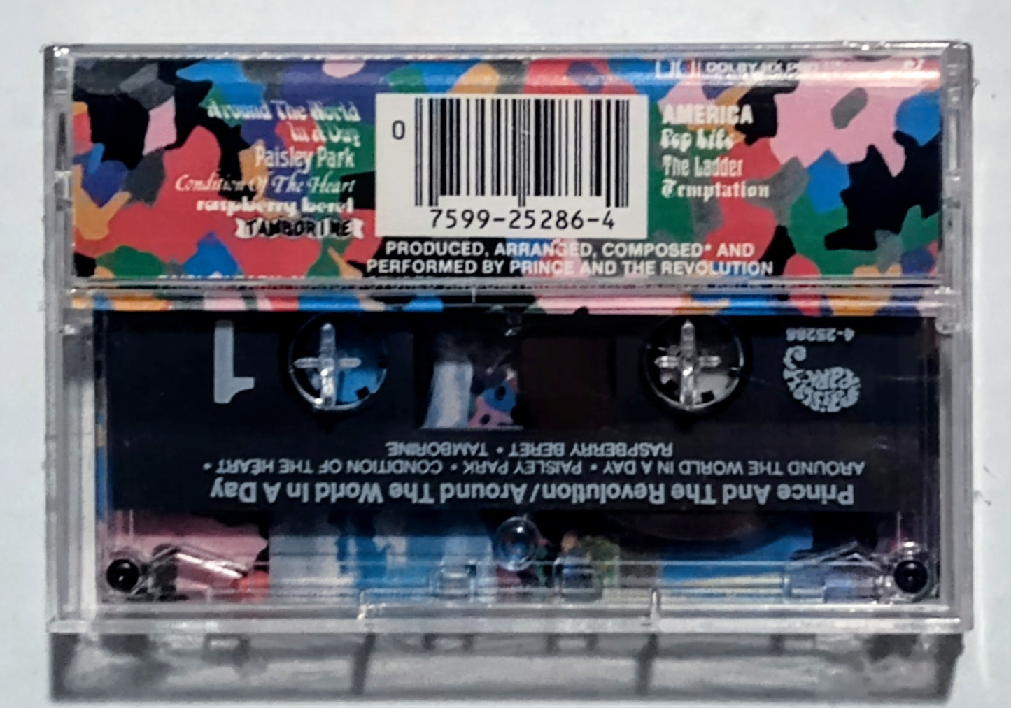 Prince And The Revolution - “Around The World In A Day” - CASSETTE TAPE NM/M (Sealed; tiny hole in cellophane)
