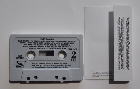Fats Domino - "Fats Domino" - CASSETTE TAPE (Columbia House) NM/NM