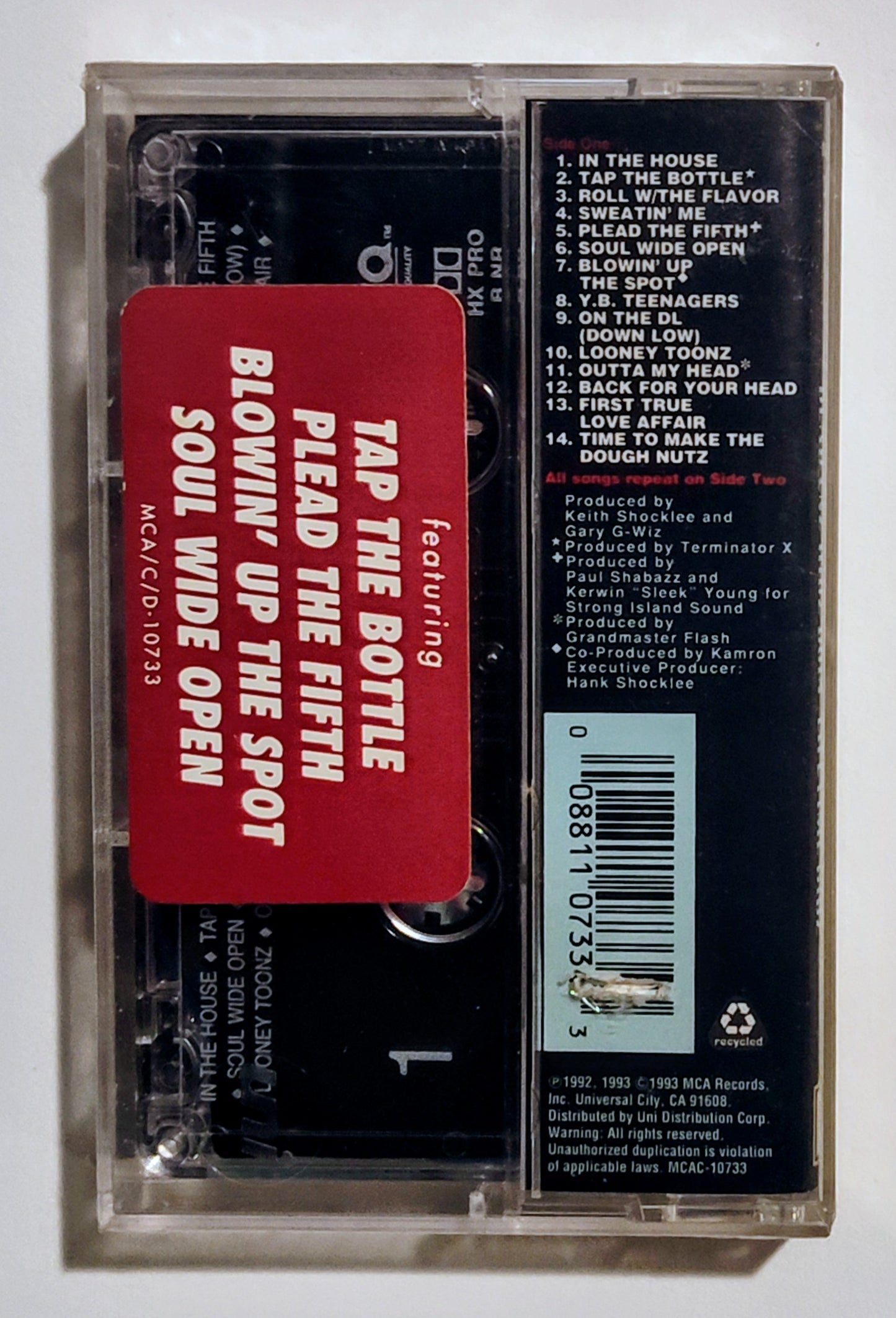 Young Black Teenagers - "Dead Enz Kidz Doin' Lifetime Bidz" - CASSETTE TAPE VG+/M (Sealed; saw cut thru barcode )