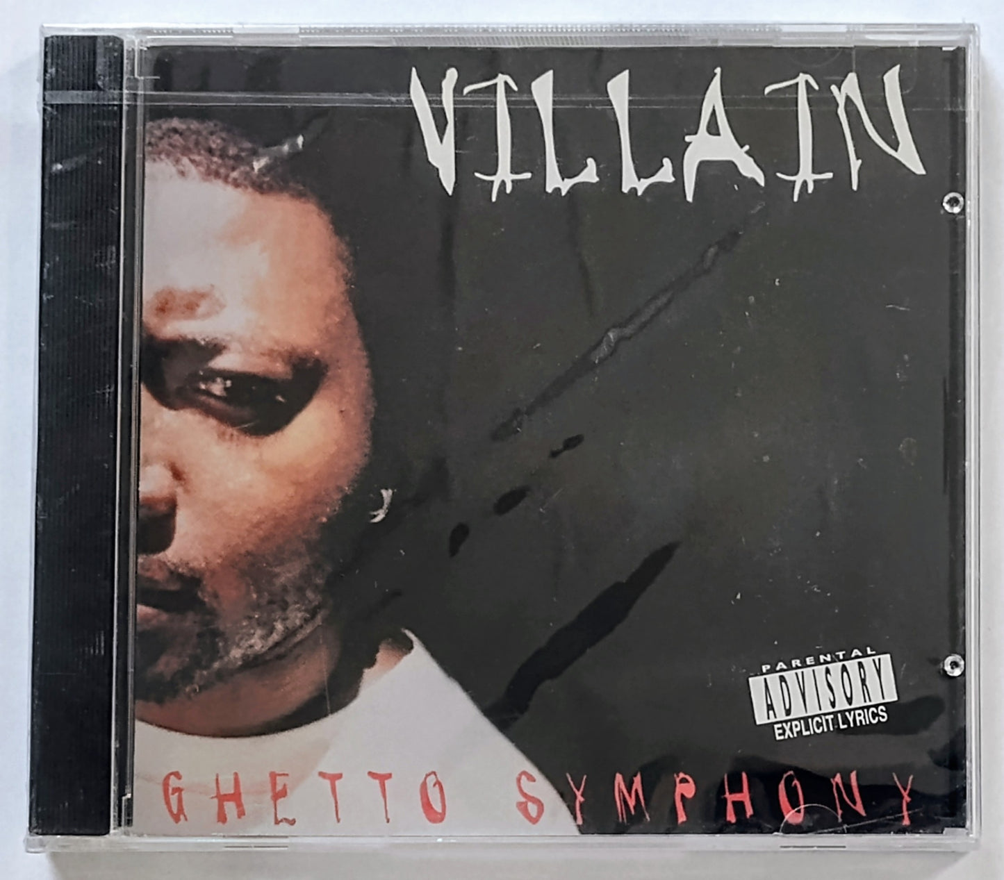Villain - “Ghetto Symphony” - COMPACT DISC M/M (Sealed; cellophane is slightly loose on bottom left)