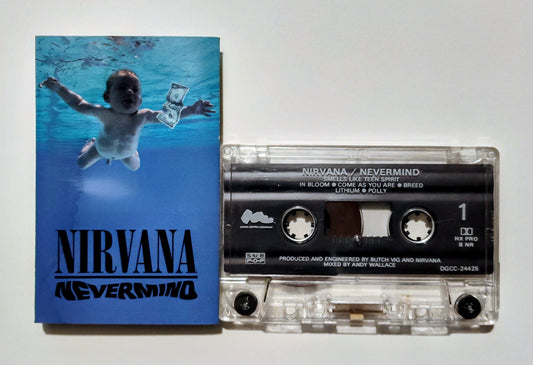 Nirvana - "Nevermind" - CASSETTE TAPE (DOLBY HX PRO B NR) VG/VG