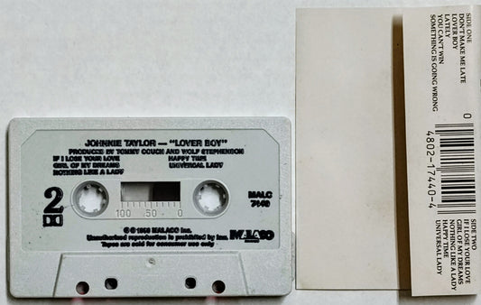 Johnnie Taylor - “Lover Boy” - CASSETTE TAPE VG+/VG+
