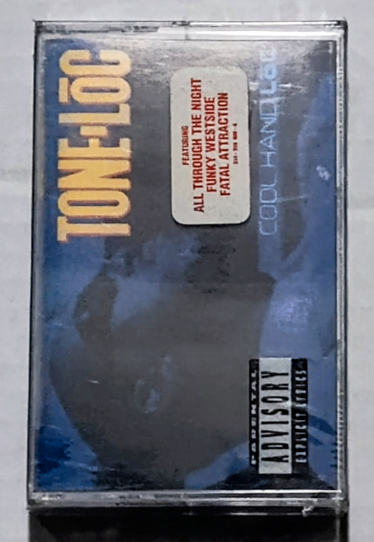 Tone-Lōc - "Cool Hand Lōc" - CASSETTE TAPE NM/M (Sealed with hype sticker; tiny tears in cellophane)