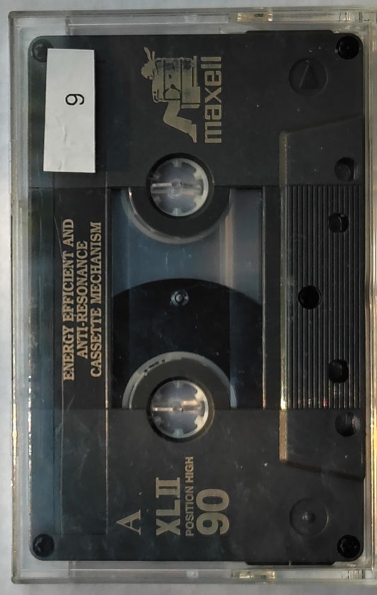 Blank - Maxell XL II Standard (90-Minute; Vintage wide-window-style; grey shell; Loose/Pre-Recorded/No J-Card; No sticker labels; SOLD AS IS)