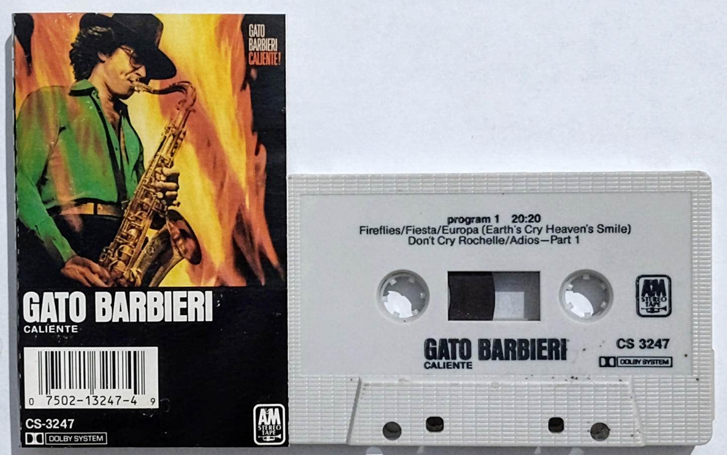 Gato Barbieri - “Caliente” - CASSETTE TAPE VG+/VG+
