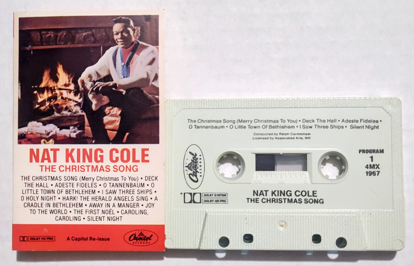 Nat "King" Cole - "The Christmas Song" - CASSETTE TAPE VG/VG+