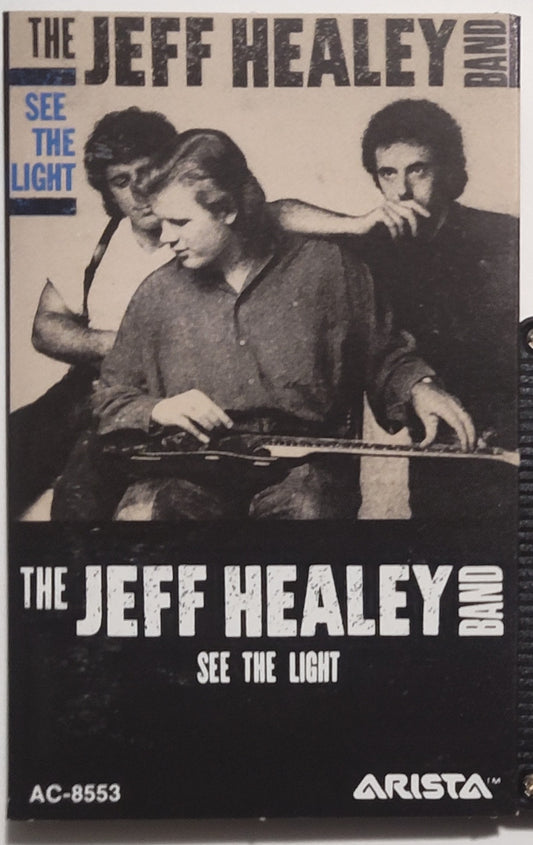 Jeff Healey Band - "See The Light" - CASSETTE TAPE (Canada; black shell; DOLBY) VG+/VG+