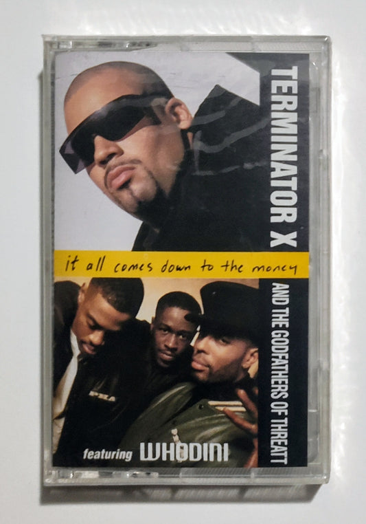 Terminator X & The Godfathers Of Threatt - "It All Comes Down To The Money" - CASSETTE TAPE (MAXI) M/M (Sealed)