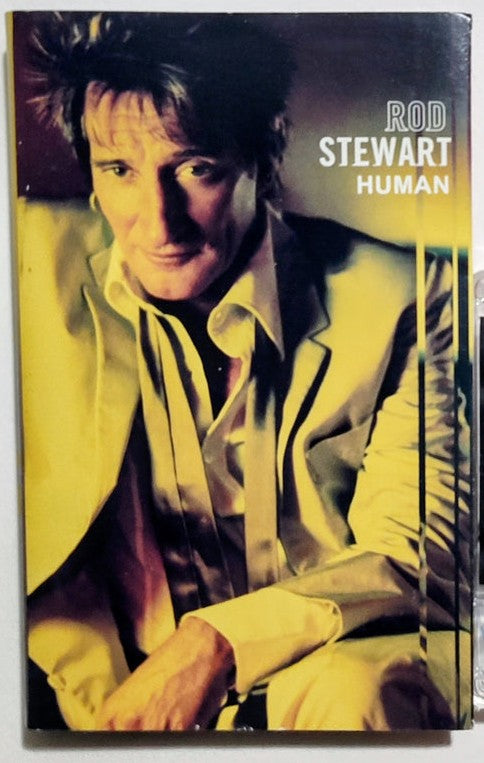 Rod Stewart - "Human" - CASSETTE TAPE VG+/VG