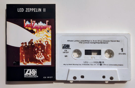 Led Zeppelin - "Led Zeppelin II" - CASSETTE TAPE (SR) VG+/G+