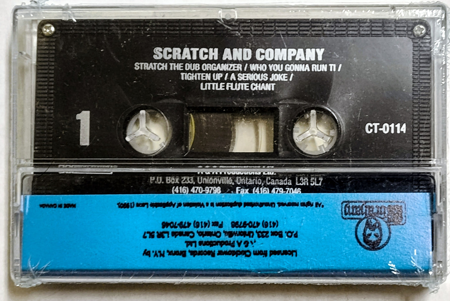 Lee "Scratch" Perry - “Scratch And Company Chapter 1: The Upsetters” - INDIE CASSETTE TAPE M/M (Sealed)