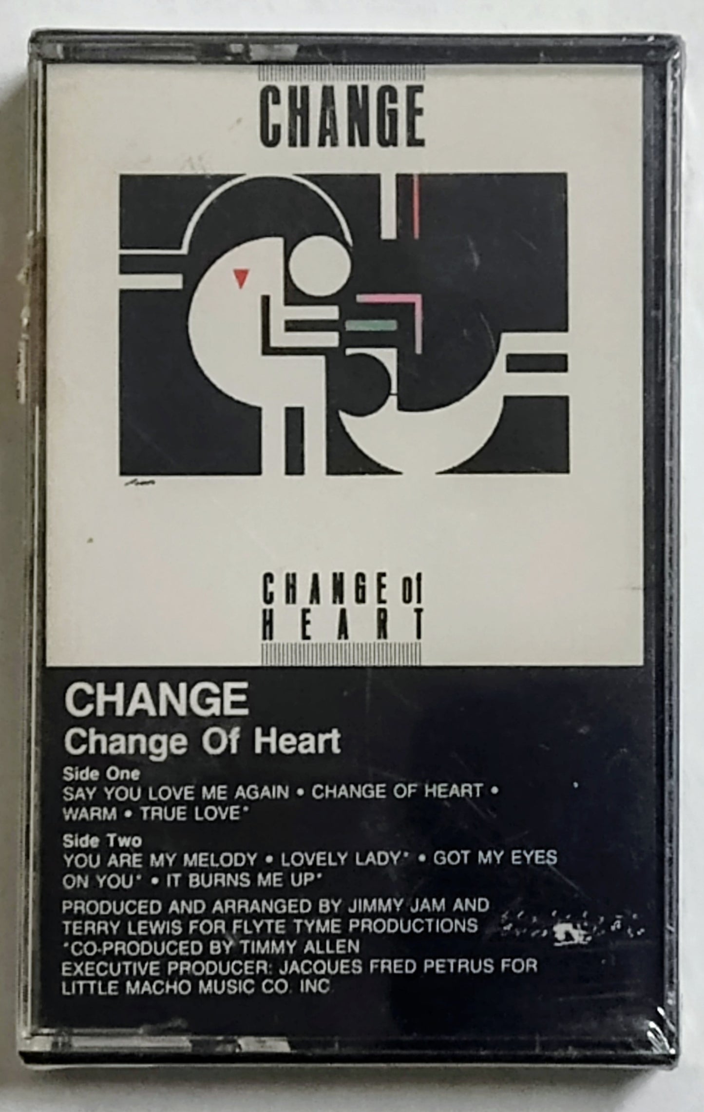 Change - “Change Of Heart” - CASSETTE TAPE NM/M (Sealed; tiny 1mm tear in cellophane on back)