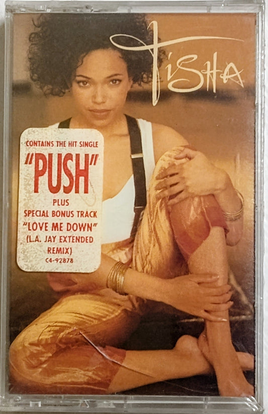 Tisha Campbell - “Tisha” - CASSETTE TAPE NM/M (Sealed with hype sticker; large crack in cover)
