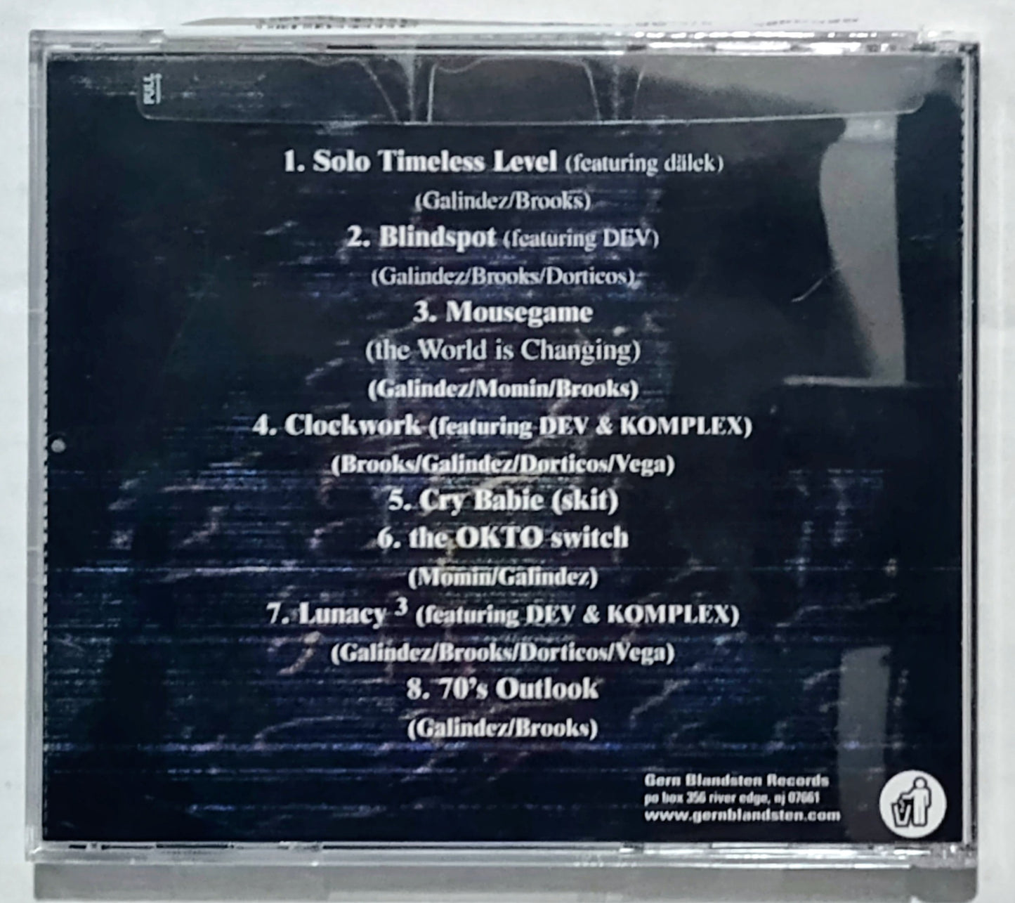 Oddateee - “Steely Darkglasses” - INDIE COMPACT DISC NM/NM