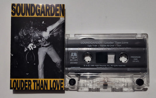 Soundgarden - "Louder Than Love" - CASSETTE TAPE (DOLBY) VG+/VG+