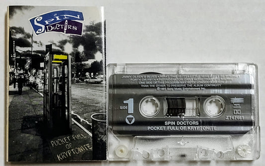 Spin Doctors - "Pocket Full Of Kryptonite" - CASSETTE TAPE VG+/VG+ *🚨*