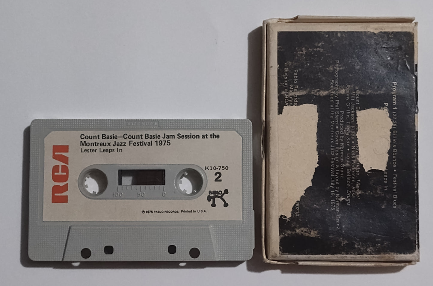 Count Basie - "Live At The Montreux Jazz Festival 1975" - CASSETTE TAPE G/VG