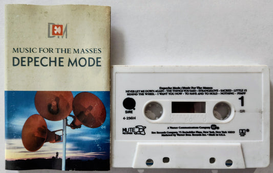 Depeche Mode - “Music For The Masses” - CASSETTE TAPE G+/VG *🔥*