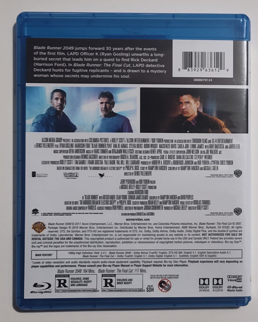 Blade Runner Collection (Blade Runner Final Cut + Blade Runner 2049) - BLU-RAY