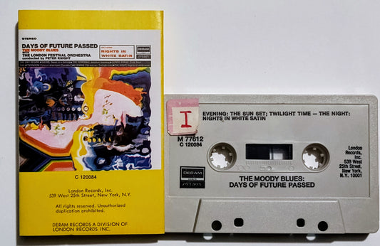 Moody Blues - "Days Of Future Passed With The London Festival Orchestra" - CASSETTE TAPE VG+/VG+