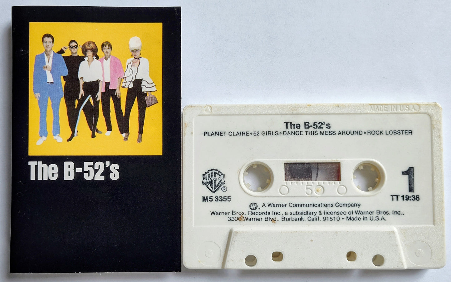 B-52’s, The - “The B-52’s” - CASSETTE TAPE VG+/VG