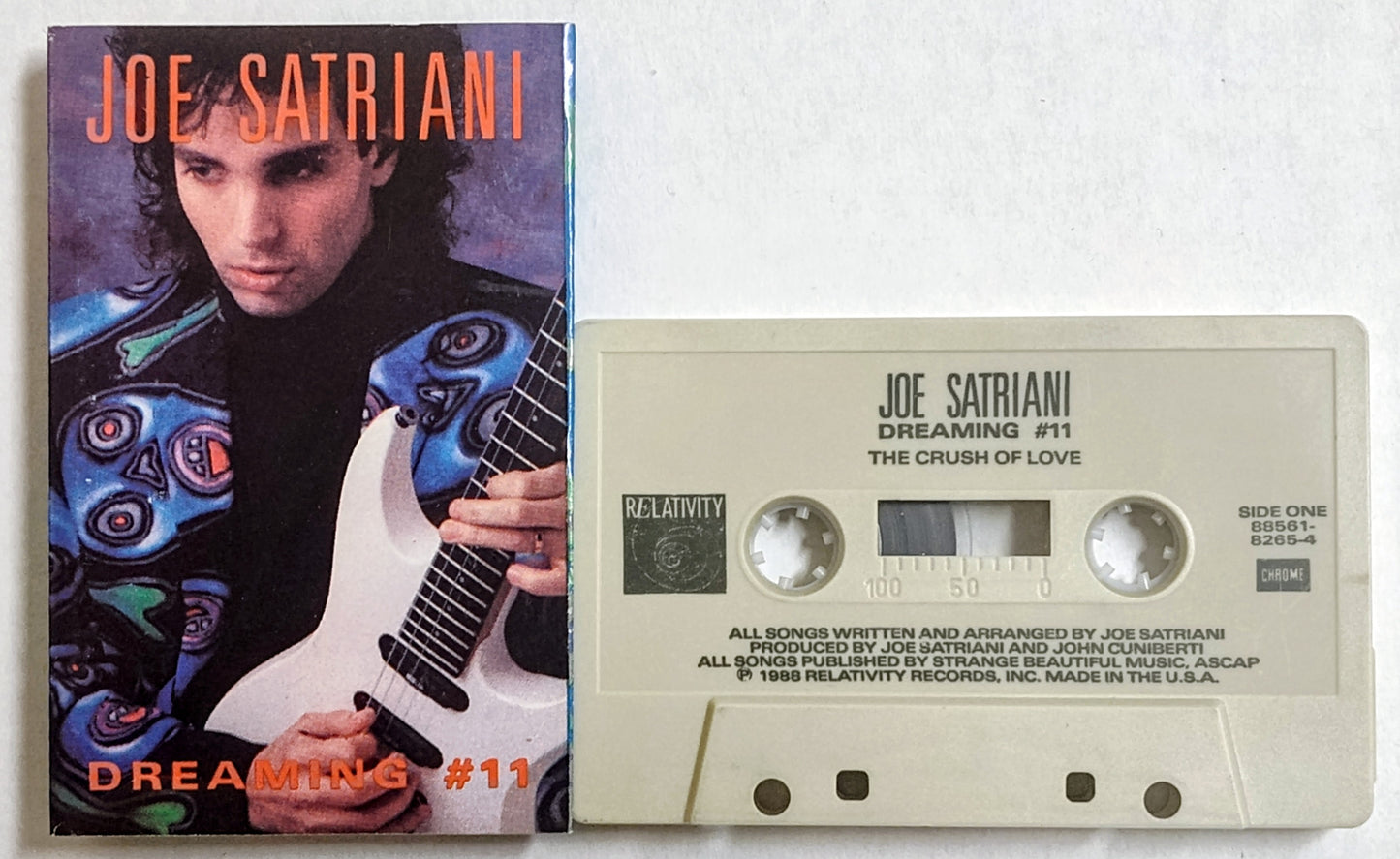 Joe Satriani - “Dreaming #11” - CASSETTE TAPE VG/VG+