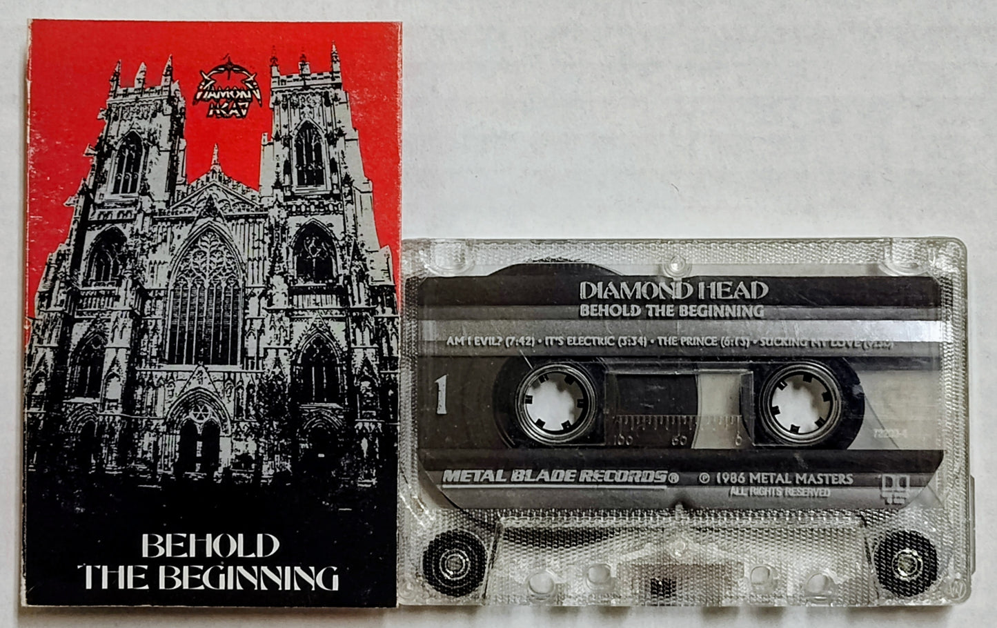 Diamond Head - “Behold The Beginning” - CASSETTE TAPE VG/VG