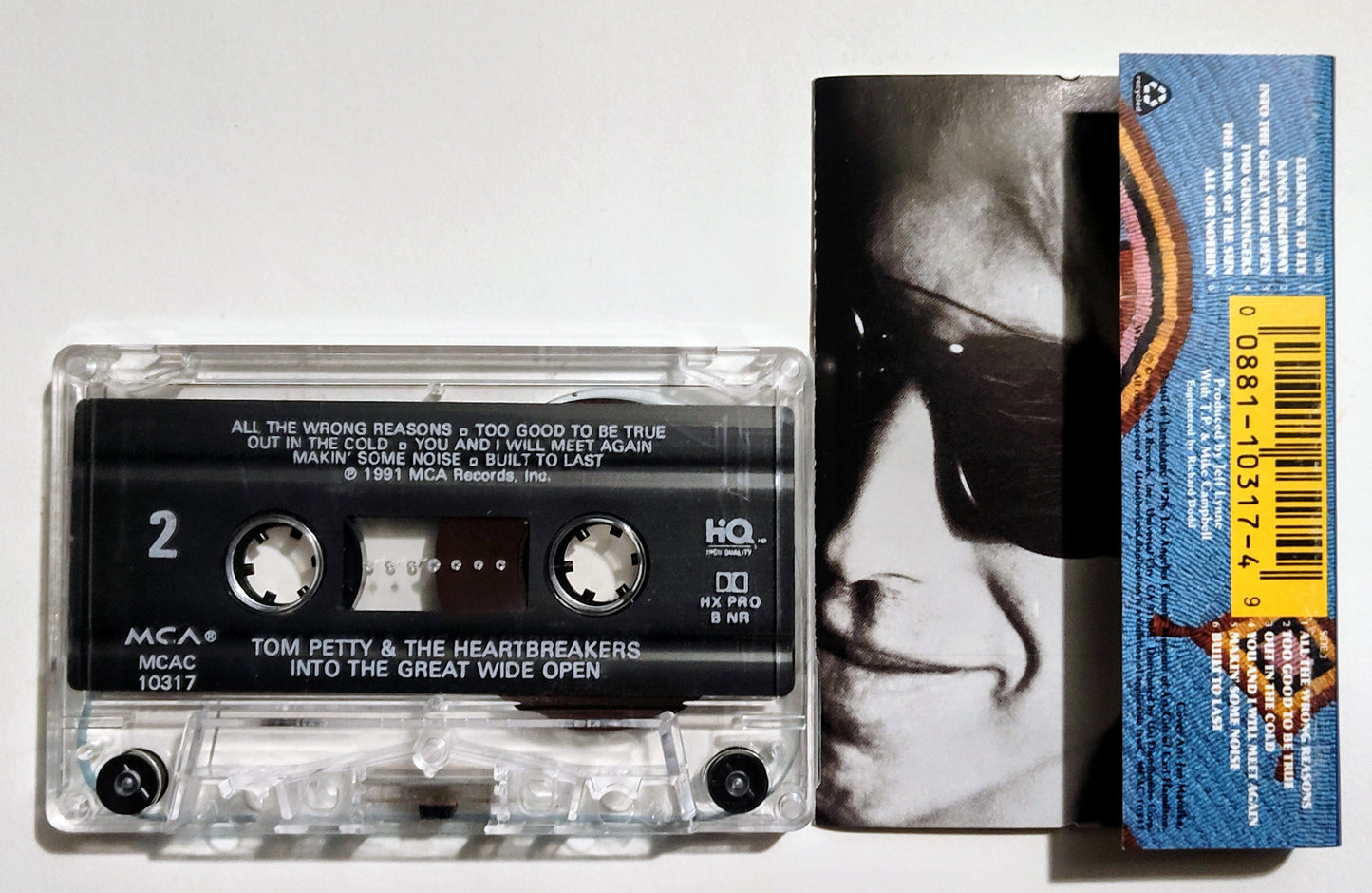 Tom Petty And The Heartbreakers - "Into The Great Wide Open" - CASSETTE TAPE (DOLBY HX PRO B NR) VG+/VG+