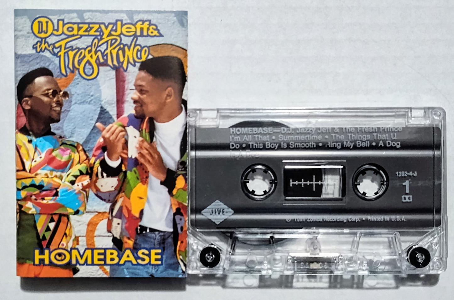 D.J. Jazzy Jeff & The Fresh Prince - “Homebase” - CASSETTE TAPE VG+/VG+